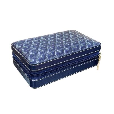 CigarLoong Deri Puro Taşıma Çantası 4'lü Mavi - 1