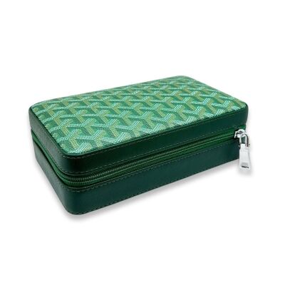 CigarLoong Deri Puro Taşıma Çantası 4'lü Yeşil - 1