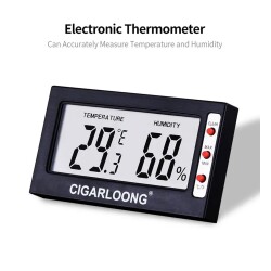 Cigarloong Dijital Higrometre Nem Isı Ölçer Diktörtgen - CigarLoong (1)