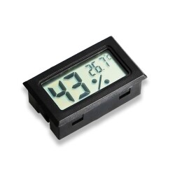 Cigarloong Dijital Mini Higrometre Nem Isı Ölçer Diktörtgen - 1