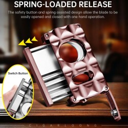 Cigarloong Double Puro Kesici Delicli RoseGold - 3