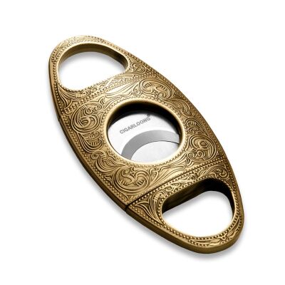 Cigarloong Gold Damascus Metal Puro Kesici 60 Ring - 1
