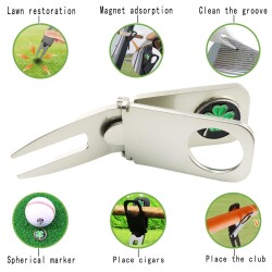 Cigarloong Golf Aluminyum Puro Standı Sehpası Krom - CigarLoong (1)