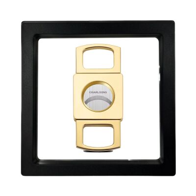 Cigarloong Kare Model Metal Puro Kesici Gold 60 Ring - 1