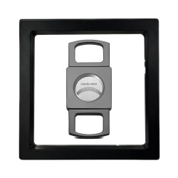 Cigarloong Kare Model Metal Puro Kesici Siyah 60 Ring - 1