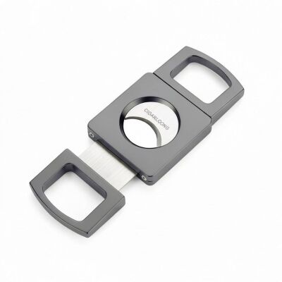 Cigarloong Kare Model Metal Puro Kesici Siyah 60 Ring - 4