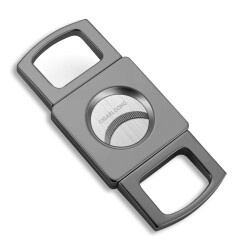 Cigarloong Kare Model Metal Puro Kesici Siyah 60 Ring - 5