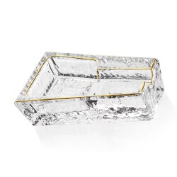 Cigarloong Kristal Cam Puro Küllüğü Clear Gold Tekli - 4