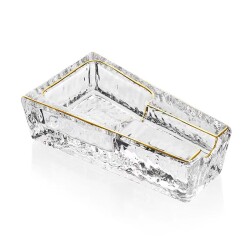 Cigarloong Kristal Cam Puro Küllüğü Clear Gold Tekli - CigarLoong (1)