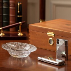 Cigarloong Kristal Cam Puro Küllüğü Kesme Yuvarlak Tekli - 3