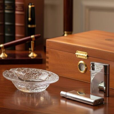 Cigarloong Kristal Cam Puro Küllüğü Kesme Yuvarlak Tekli - 3