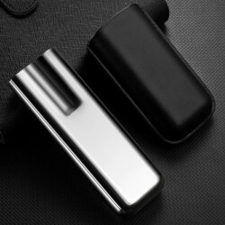 CigarLoong Metal Deri Puro Kılıfı 2'li Siyah 60Ring - 3