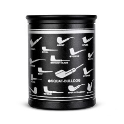 Cigarloong Metal Pipo Tutun Kavanozu Siyah - 1