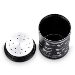 Cigarloong Metal Pipo Tutun Kavanozu Siyah - 4