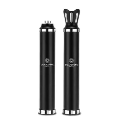 Cigarloong Metal Puro Kılıfı Delicili Sehpalı Tekli Siyah 60 Ring - 3