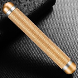 Cigarloong Metal Puro Kılıfı Tüpü Tekli Gold 54 Ring - CigarLoong (1)