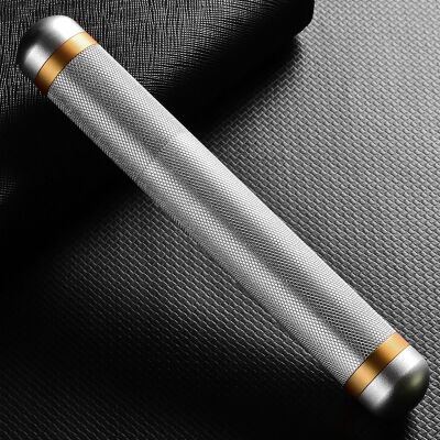 Cigarloong Metal Puro Kılıfı Tüpü Tekli Silver 54 Ring - 2