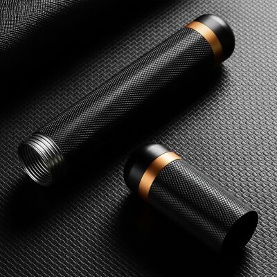 Cigarloong Metal Puro Kılıfı Tüpü Tekli Siyah 54 Ring - 3