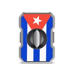 Cigarloong Metal Puro V Kesici 60 Ring Cuban Flag - CigarLoong