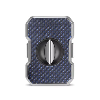 Cigarloong Metal Puro V Kesici 60 Ring Mavi Karbon - 1