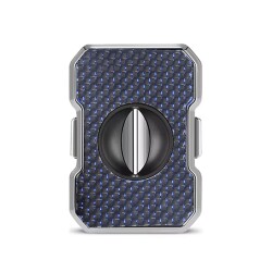 Cigarloong Metal Puro V Kesici 60 Ring Mavi Karbon - CigarLoong