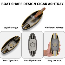 Cigarloong Oval Puro Küllüğü Grey 2li - 3