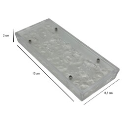 Cigarloong Puro Kutusu Nemlendirici Humidifier Dikdörtgen Şeffaf Jel - 3