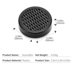 Cigarloong Puro Kutusu Nemlendirici Humidifier Yuvarlak Siyah - 4