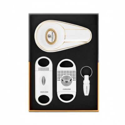 Cigarloong Puro Seti Küllük Kesici Delici Beyaz - 1