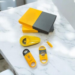 Cigarloong Puro Seti Küllük Kesici Delici Sarı - 3