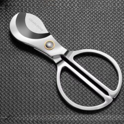 Cigarloong Silver Uzun Metal Puro Makası 60 Ring - CigarLoong (1)