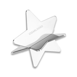 Cigarloong Star Metal Katlanır Puro Standı Sehpası Krom - CigarLoong