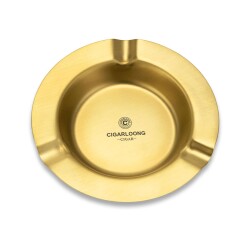 Cigarloong Yuvarlak Metal Puro Küllüğü Gold 3lü - CigarLoong