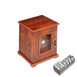 Cigarspa Elektronik Nemlendiricili 5 Çekmeceli Humidor Puro Kutusu Karaağaç - Lubinski İtaly
