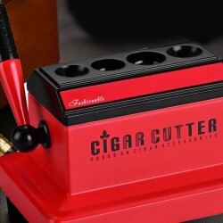 Classical Masa Puro Kesici Giyotin Kırmızı 4lü - 3