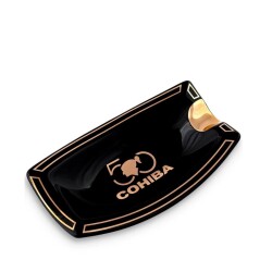Cohiba 50.Yıl Tekli Seramik Puro Küllüğü Siyah - COHİBA