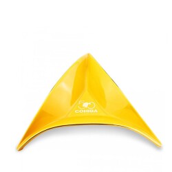 Cohiba 50.Yıl Üçgen Lüks Seramik Puro Küllüğü Sarı 3lü - COHİBA