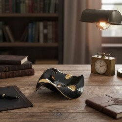 Cohiba 55.Yıl Seramik Puro Küllüğü Siyah 3lü - COHİBA (1)