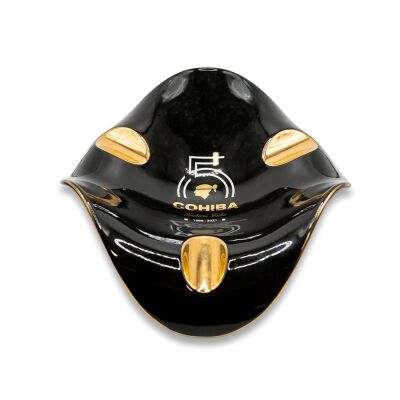 Cohiba 55.Yıl Seramik Puro Küllüğü Siyah 3lü - 3