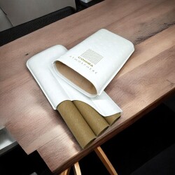 Cohiba Atmosphere Deri Puro Kılıfı 3lü Beyaz (64Ring) - 3