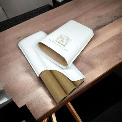 Cohiba Atmosphere Deri Puro Kılıfı 3lü Beyaz (64Ring) - 3