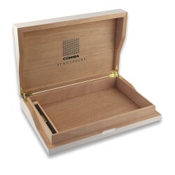 Cohiba Atmosphere Mat Beyaz Humidor Puro Kutusu 25's - Cigarte (1)