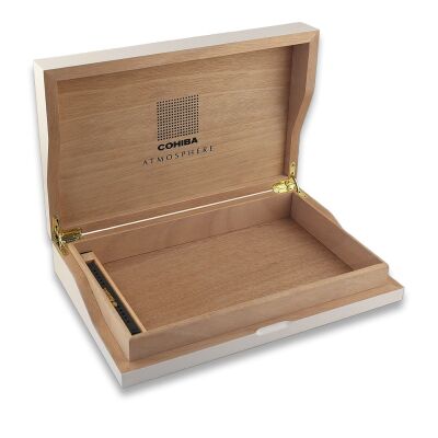 Cohiba Atmosphere Mat Beyaz Humidor Puro Kutusu 25's - 2