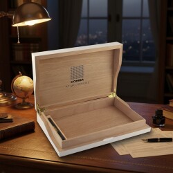 Cohiba Atmosphere Mat Beyaz Humidor Puro Kutusu 25's - 4