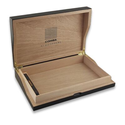 Cohiba Atmosphere Mat Siyah Humidor Puro Kutusu 25's - 2