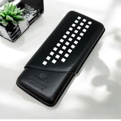 Cohiba Behike Deri Puro Kılıfı 3lü Siyah/Byz (64Ring) - 2