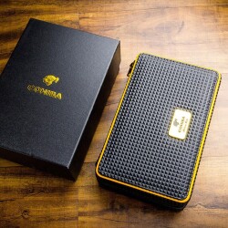 Cohiba Deri Puro Taşıma Çantası Siyah - 4