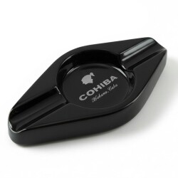 Cohiba Logolu Seramik Puro Küllüğü Siyah Oval 2li - 2