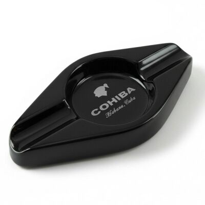 Cohiba Logolu Seramik Puro Küllüğü Siyah Oval 2li - 2