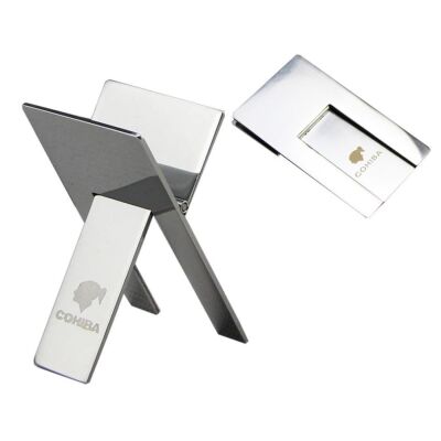 Cohiba Metal Katlanır Puro Sehpası Standı Krom - 2